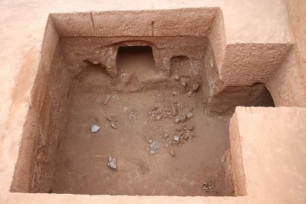 咸陽發(fā)現(xiàn)規(guī)模最大最完整隋代家族墓園 由方形圍溝和7座墓葬組成