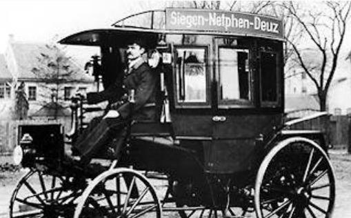 世界上最早的公交車 馬達式公共汽車1895年3月出現(xiàn)在德國