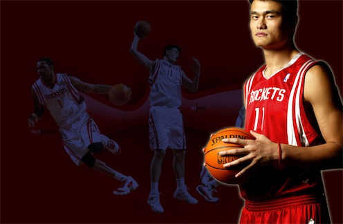 NBA最高的狀元 2002年NBA狀元姚明2.26米