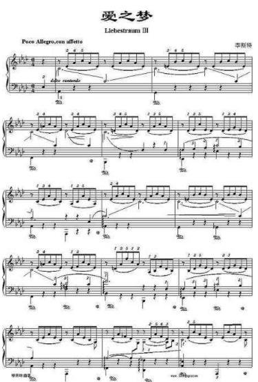 世界十大鋼琴名曲排名,帕格尼尼主題狂想曲、愛之夢很動聽