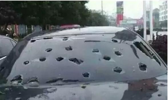 車被冰雹砸了怎么修