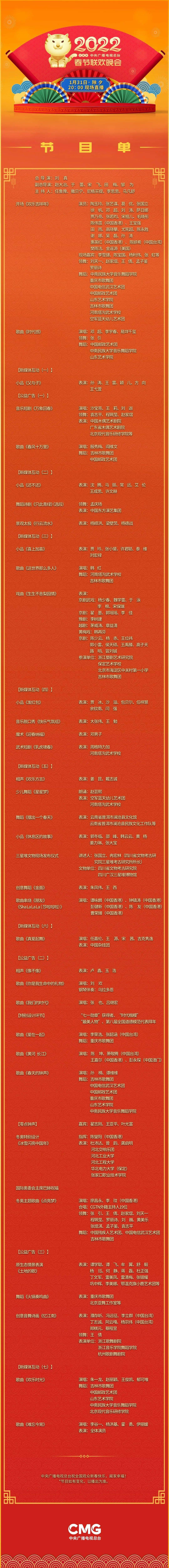 2021央視春晚嘉賓有肖戰(zhàn)嗎?2021央視春晚嘉賓名單